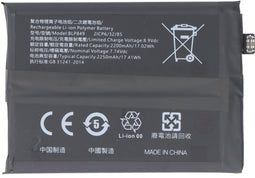 Accu geschikt voor OnePlus GT 5G, Li-Polymer, 7,74V, 2250mAh, 17,4Wh, zonder gereedschap