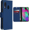 Accezz Samsung Galaxy A40 - Wallet Softcase Bookcase - 3 pashouders - Blauw
