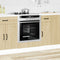 vidaXL - Ovenkast - Lucca - bewerkt - hout - sonoma - eikenkleurig
