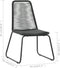 vidaXL - Tuinstoelen - 4 - st - poly - rattan - zwart