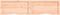 vidaXL - Tafelblad - 160x40x(2-6) - cm - onbehandeld - massief - eikenhout