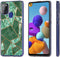iMoshion Hoesje Geschikt voor Samsung Galaxy A21s Hoesje Siliconen - iMoshion Design hoesje - Groen / Meerkleurig / Goud / Green Graphic
