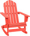 vidaXL - Schommelstoel - Adirondack - massief - vurenhout - rood