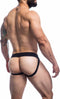 Cut4Men - Stripe Jockstrap - L - Zwart/Roze