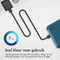 iMoshion® Powerbank 27000 mAh - Snellader & batterij-indicator - Geschikt voor o.a. iPhone & Samsung - 18 Watt - USB A, USB C & Micro USB - Blauw