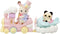 Sylvanian Families 5819 - Pretpark speelset - Vliegtuig & trein - Meerkleurig