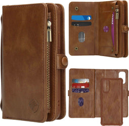 iMoshion Hoesje Geschikt voor Samsung Galaxy S20 Hoesje Met Pasjeshouder - iMoshion 2-in-1 Wallet Bookcase - Bruin