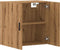 vidaXL - Wandkast - 60x31x60 - cm - bewerkt - hout - artisanaal - eikenkleurig