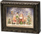Kerstlantaarn voor binnen – Schilderij met kerstkoor - Warm wit – 19,5x14,5cm - Sneeuwlantaarn - Kerstverlichting op batterijen incl. Timer