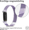 iMoshion Bandje Geschikt voor Fitbit Luxe Maat M - iMoshion Milanees magnetische band - Paars