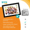 Pora&Co - Digitale fotolijst - WiFi met Frameo App - 8.1 inch IPS - Zwart Hout
