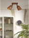 GOOD&MOJO Plafonniere Java - Bamboe Naturel/Zwart - 28x15x24cm -