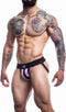 Cut4Men - Stripe Jockstrap - XL - Zwart/Roze
