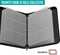 NAPI Verzamelmap - Binder Map voor 900 Kaarten - 9 Pocket - PU-leer - Ritssluiting - A4 Formaat - Rood/Wit