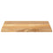Tafelblad rechthoekig 80x50x3,8 cm massief mangohout