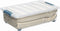 Multi-functionele Kist Domopak Living Katla Met wieltjes Met handvatten Transparant 28 L (59 x 39 x 18,5 cm)