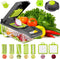 Mandoline - Multifunctionele Groentesnijder - 15-delige set - Groen