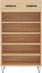 vidaXL - Schoenenkast - 60x35x105 - cm - bewerkt - hout - sonoma - eikenkleurig
