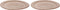Palmer Bord Earth 28 cm Bruin Stoneware 2 stuks