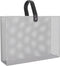 Present Time Perky Mesh - Tijdschriftenrek - Modern design met handvat - Grijs 30x33x9cm