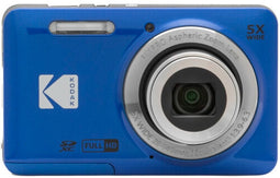 Kodak FZ55 - Digitale camera - 16 MP CMOS - 5x optische zoom - 28 mm groothoeklens - Blauw