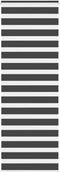 vidaXL - Zebra - rolgordijn - 75x200 - cm - stofbreedte - 70,9 - cm - zwart