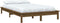vidaXL - Bedframe - massief - grenenhout - honingbruin - 140x200 - cm