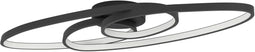 EGLO Gianella - Plafondlamp - LED dimbaar - Zwart/Wit