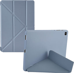 imoshion Tablet Hoes Geschikt voor Samsung Galaxy Tab S6 Lite (2024) / Tab S6 Lite (2022) / Tab S6 Lite - imoshion Origami Bookcase tablet - Paars /Dark Lavender