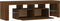 vidaXL - Tv-meubel - LED-verlichting - 140x36,5x40 - cm - bruin - eikenkleur