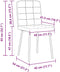 vidaXL - Eetkamerstoelen - 2 - st - fluweel - donkergrijs