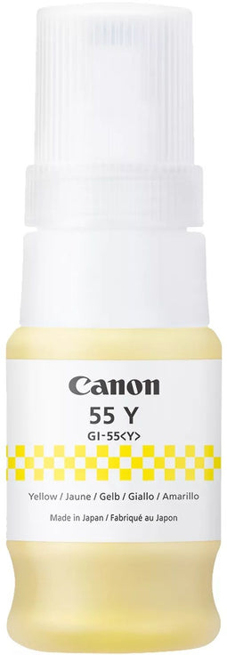 Canon GI-55Y - Inktcartridge - Paginaopbrengst 3000 pagina's - Geel