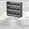 BRASQ Thee Organizer TB200 - Theedoos 12 vaks - Ruimtebesparend - Zwart