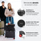 ONYX Check-in Koffer 65L - Hardcase met TSA slot - 360° spinner wielen - Zwart