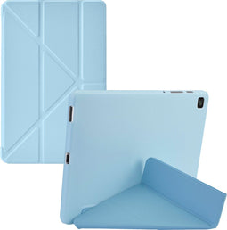 imoshion Tablet Hoes - Geschikt voor Samsung Galaxy Tab S6 Lite (2024) / Galaxy Tab S6 Lite (2022) / Galaxy Tab S6 Lite - Origami Bookcase tablet - Lichtblauw
