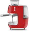 Smeg EGF03RDEU - Espressomachine met bonenmaler - 20 bar druk - Rood