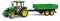 Bruder 2108 John Deere 5115 M - Tractor 1:16 - Kieptrailer - Groen Zwart Geel