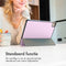imoshion Tablet Hoes Geschikt voor iPad 8 10.2 (2020) 8e generatie / iPad 7 10.2 (2019) 7e generatie / iPad 9 10.2 (2021) 9e generatie - imoshion Trifold Bookcase - Roze /Roze