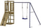 vidaXL - Speelhuis - geïmpregneerd - grenenhout