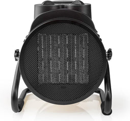 Nedis Industriële Ventilatorkachel - 1500 / 3000 W - Instelbare thermostaat - 2 Warmte Standen - Geïntegreerde handgrepen - Geel