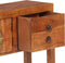 vidaXL - Wandtafel - 120x32x80 - cm - massief - ruw - acaciahout