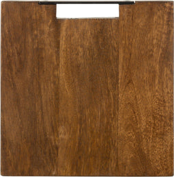 J-Line snijplank Vierkant Mango - hout - bruin - small