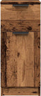 vidaXL - Dressoir - 30x30x70 - cm - bewerkt - hout - oud - houtkleurig
