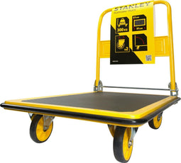 Stanley PC528 - Plateauwagen - Max. 300KG - Opvouwbaar - 91 x 61 x 85 CM - Geel/Zwart