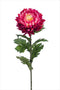 Emerald Zijden Kunstbloemen Nepbloemen Zijdebloemen Mum Spray Chrysant Fuchsia Roze 75 cm 431032