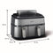 Philips 5000 series - Airfryer 9L met 2 manden - Stoomfunctie en digitale timer - Zilver