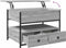 vidaXL - Salontafel - 70x50x50 - cm - bewerkt - hout - en - metaal - grijs - sonoma