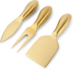 Salt&Pepper - Kaasmessenset - 3-delig - goud - Fromage