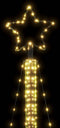 vidaXL LED-kerstboom 525 LEDs 302 cm warmwit