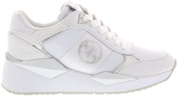 Guess Tesha - Lage sneakers - Crocoprint - Wit